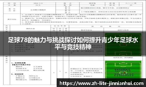足球78的魅力与挑战探讨如何提升青少年足球水平与竞技精神